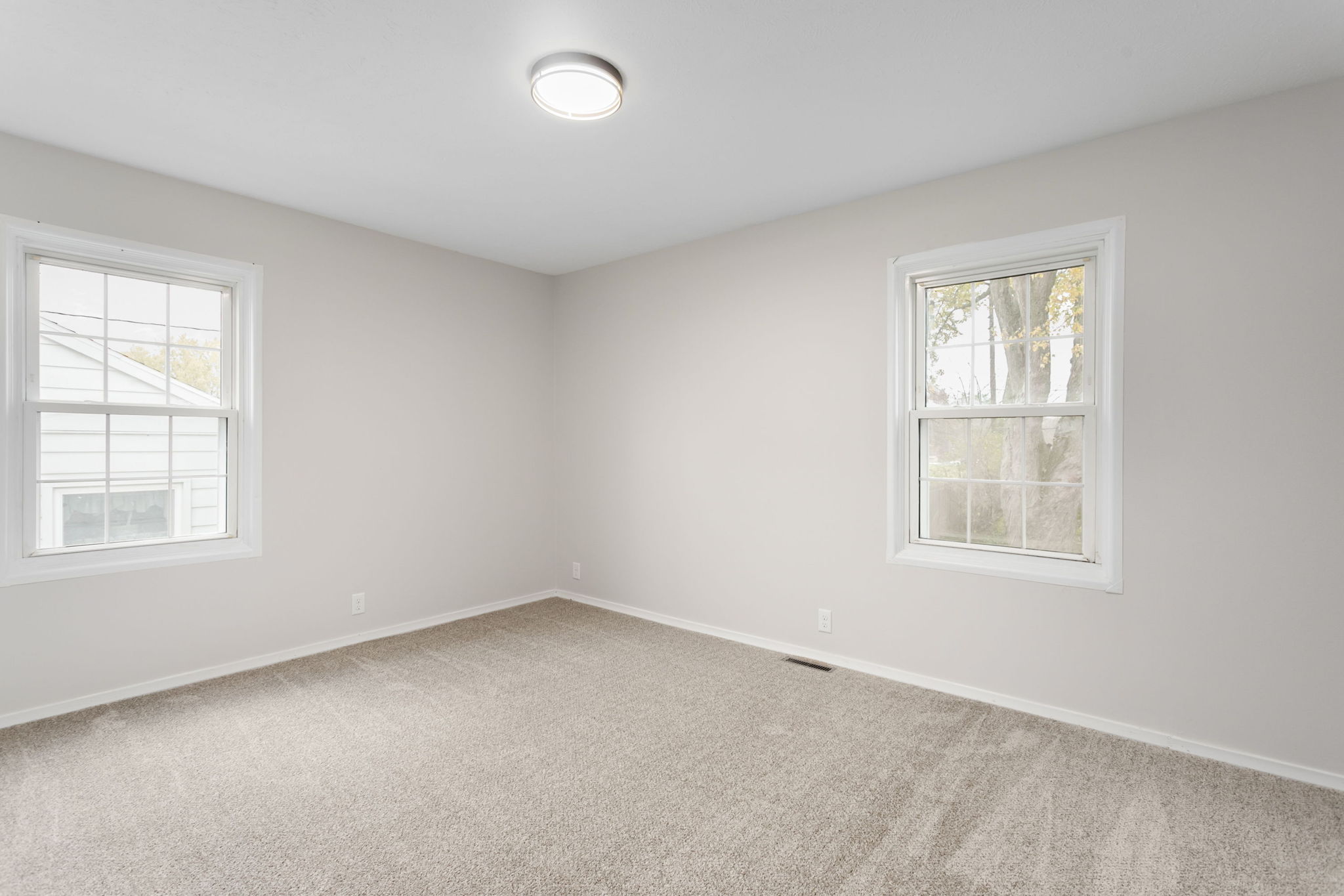 After: Renovated bedroom with new carpet — 4334 Coral South Bend