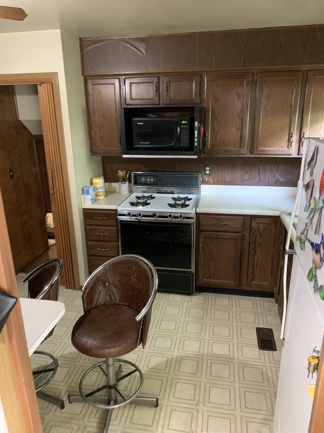 Before: Original 1970s kitchen — 4334 Coral South Bend