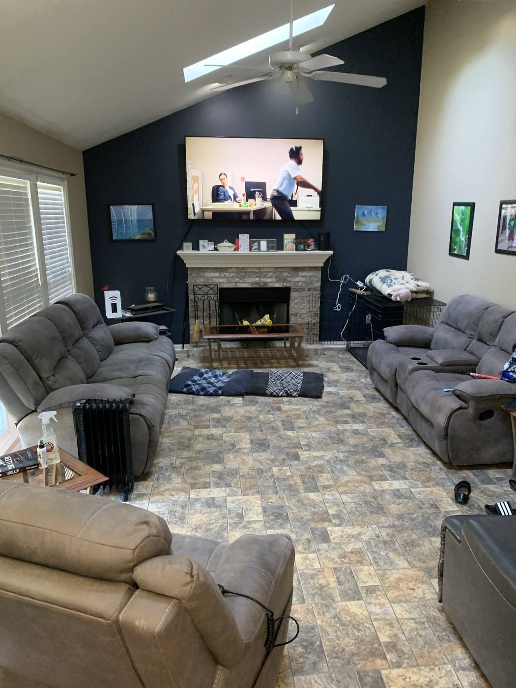 Before: Living room — 54347 Sagewood Ln. Mishawaka, IN